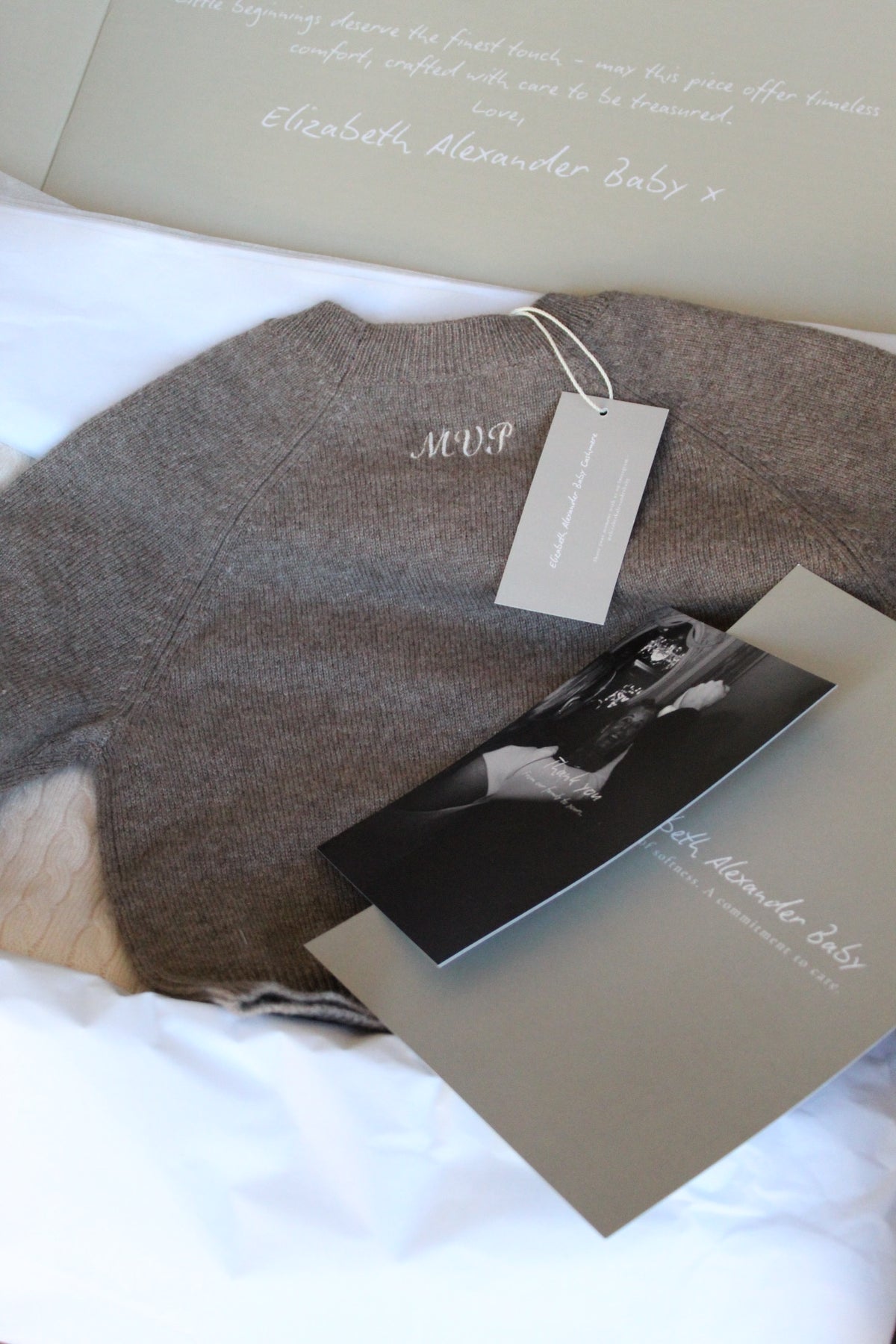 Personalised 100% Cashmere Jumper Sweater in Walnut
