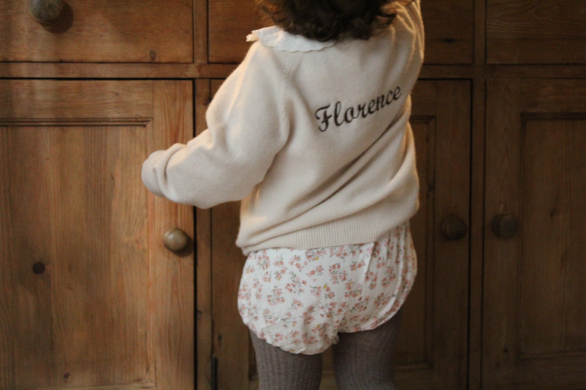 100% Cashmere Baby Jumper in Feather